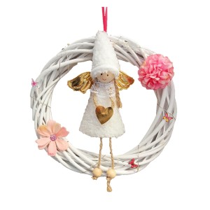 Angel Glow Wreath H:20cm W:20cm
